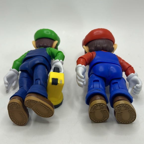 Mario and luigi action figures 5” from the super mario movie - Picture 3 of 4
